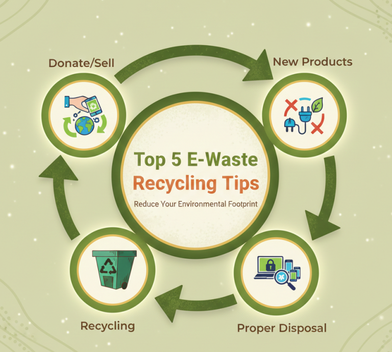 Top 5 E-Waste Recycling Tips to Reduce Your Environmental Footprint