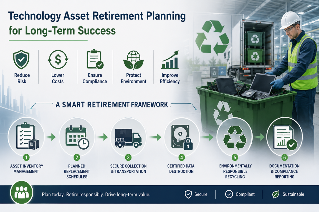 Responsible IT Asset Retirement with secure data destruction