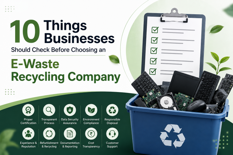 10 Things Businesses Should Check Before Choosing an E-Waste Recycling Company